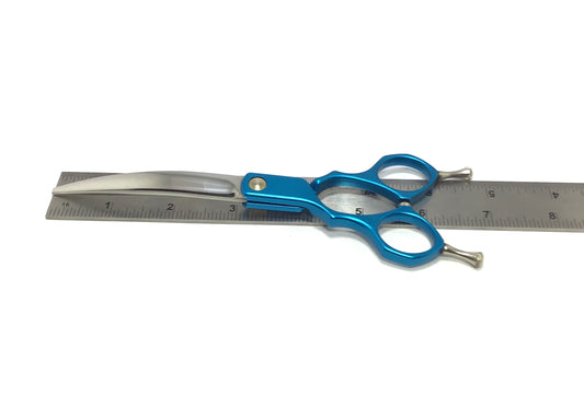 Left Handed New Moon Super Curved Dog Grooming Scissor