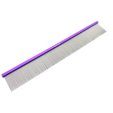 Load image into Gallery viewer, Purple Fine Tooth Show Competition Comb

