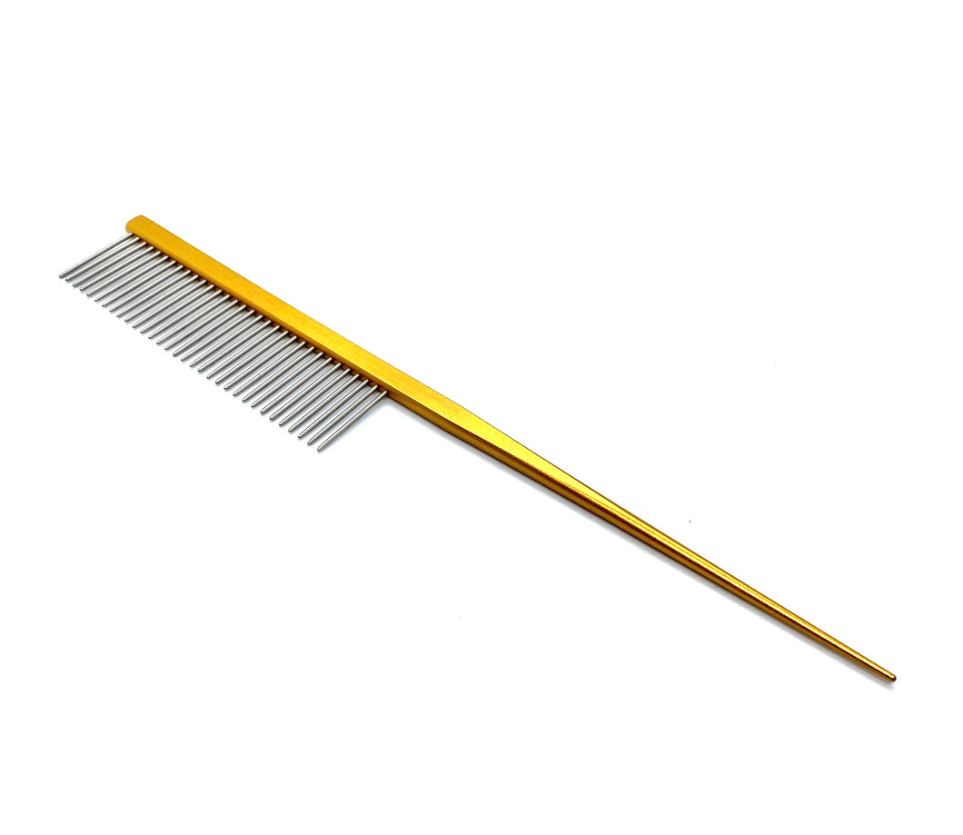 Solar Medium Tooth 7 1/4” Rattail Pointed Comb
