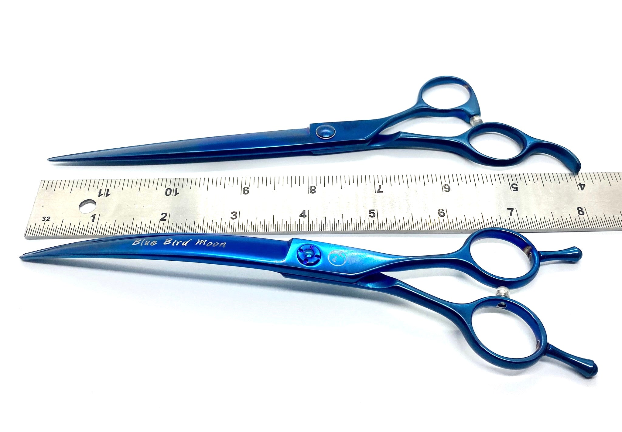 Colibri Super Curved Scissors Aqua Blue 6.5